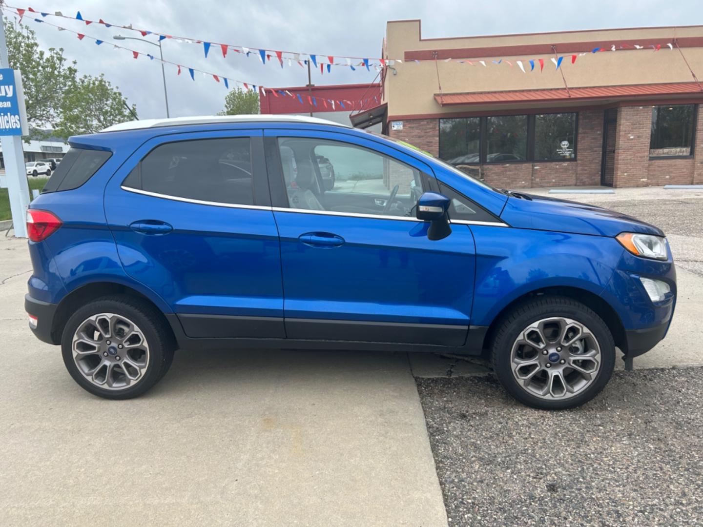 2019 BLUE /Black FORD ECOSPORT TITANIUM (MAJ6S3KL1KC) with an 2.0L engine, Automatic transmission, located at 3030 CY Ave, Casper, WY, 82604, (307) 265-3830, 42.827816, -106.357483 - Photo#5